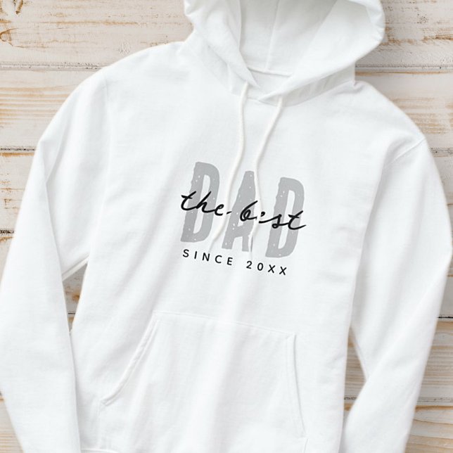Der beste Vater seit 20XX Moderne, einfach und gün Hoodie (Von Creator hochgeladen)