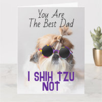 Der beste Vater Shih Tzu Nicht niedlich lustiger H