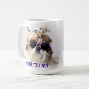 Der beste Vater Shih Tzu Nicht niedlich lustiges H Kaffeetasse