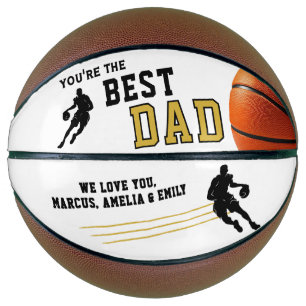 Der beste Vater Silhouette Pater Keepake Basketball