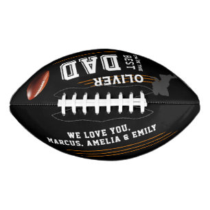 Der beste Vater Silhouette Pater Keepake Football