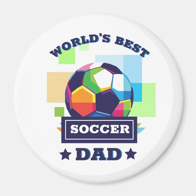 Der beste Vater-Tag der Welt Magnet (Vorne)