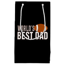 Der beste Vater Typografie Football der Welt | Ges