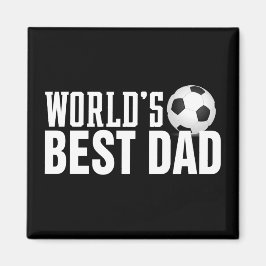Der beste Vater-Typografy-Fußball der Welt | Magne Magnet