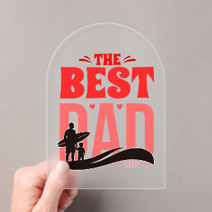 Der beste Vater überhaupt Acryleinladungen