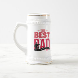 Der beste Vater überhaupt Bierglas