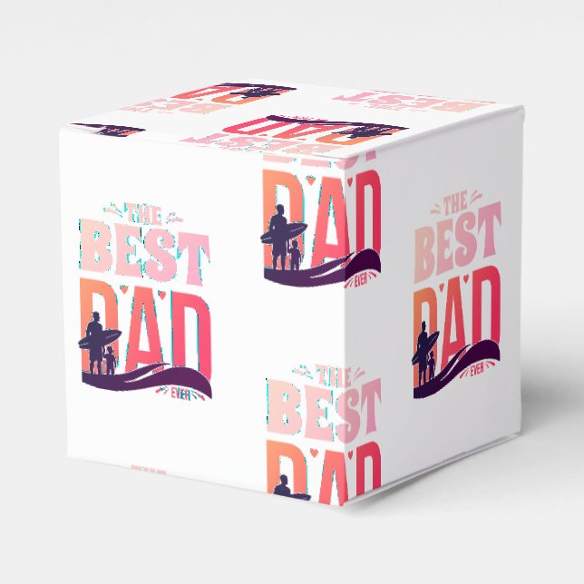 Der beste Vater überhaupt Geschenkschachtel (Vorderseite)