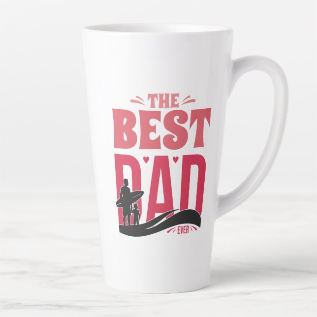 Der beste Vater überhaupt Milchtasse (Rechts)