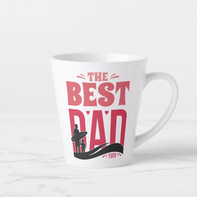 Der beste Vater überhaupt Milchtasse (Rechts)