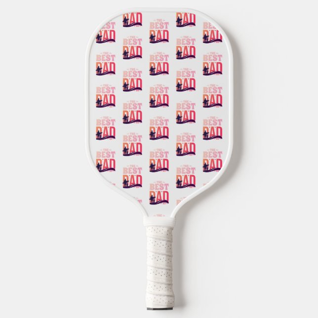 Der beste Vater überhaupt Pickleball Schläger (Vorderseite)