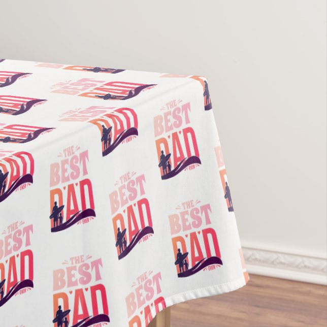 Der beste Vater überhaupt Tischdecke (Beispiel)