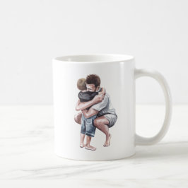 Der beste Vater und das beste Son Hugging der Welt Kaffeetasse