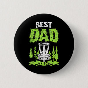 Der beste Vater von Disc Golf Vathers Day Button