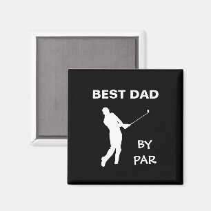 Der beste Vater von Par Golf Daddy Golfer Pun Vate Magnet