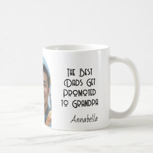 Der beste Vater wird Großvater und Foto nach Maß Kaffeetasse