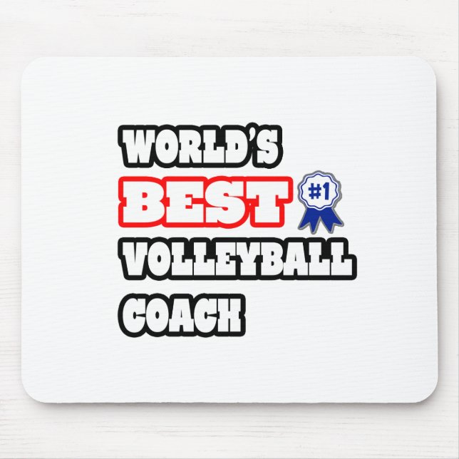 Der beste Volleyballtrainer der Welt Mousepad (Vorne)