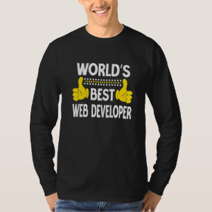Der beste Web Developer Job Title Web Developer T-Shirt