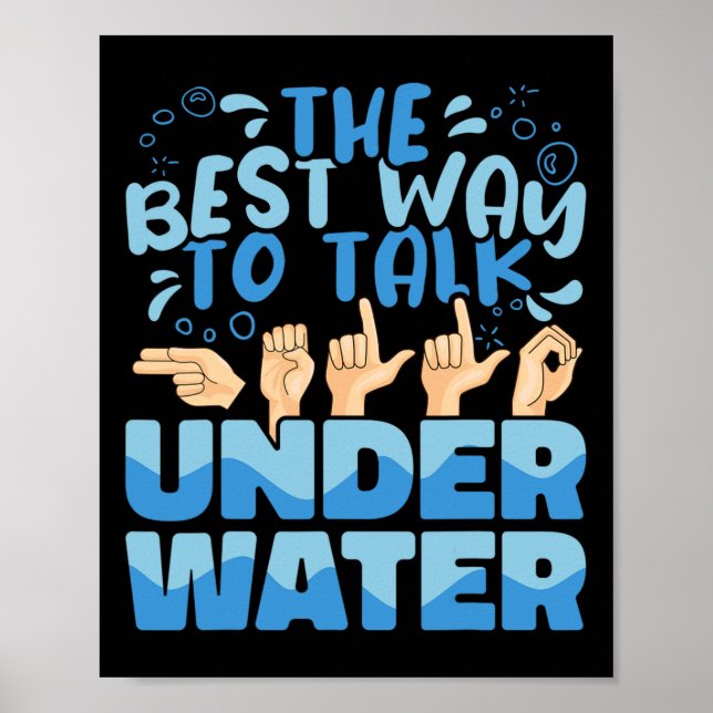 Der beste Weg, um unter Wasser zu reden American S Poster (Vorne)