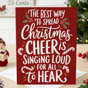 Der beste Weg, um Weihnachtskauer Elf Xmas zu verb Feiertagskarte