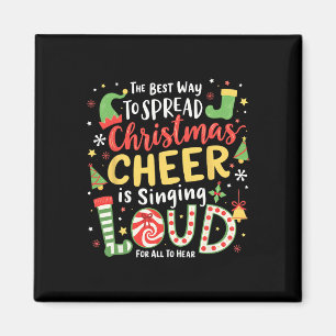 Der beste Weg, Weihnachtsjubeln zu verbreiten, ist Magnet