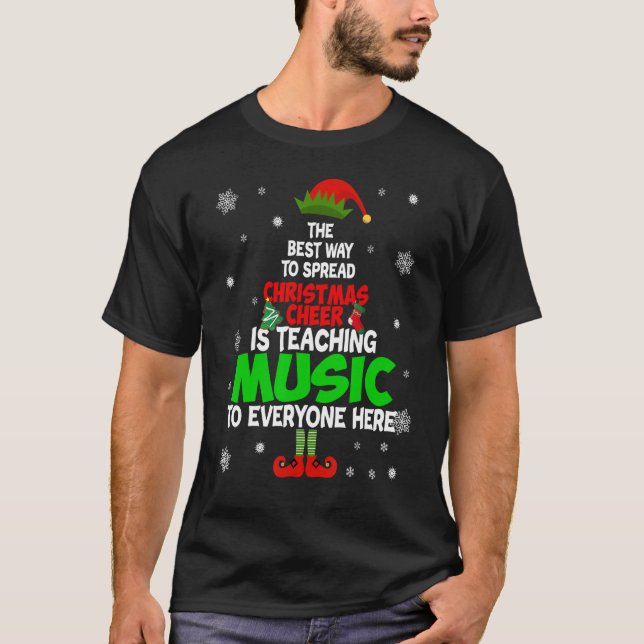 Der beste Weg, Weihnachtsjubeln zu verbreiten, ist T-Shirt (Vorderseite)