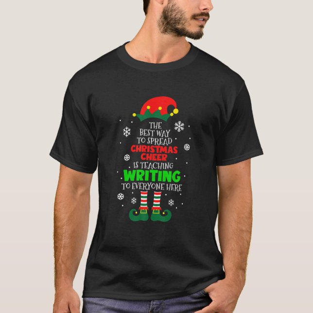 Der beste Weg, Weihnachtsjubeln zu verbreiten, ist T-Shirt (Vorderseite)