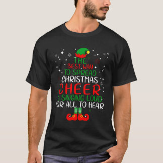 Der beste Weg, Weihnachtskäfer Hoodie Elf zu verbr T-Shirt