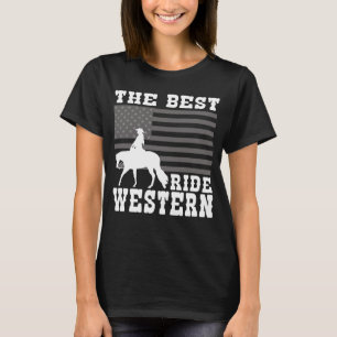 Der beste Western Rentierweg Reiten 1 T-Shirt
