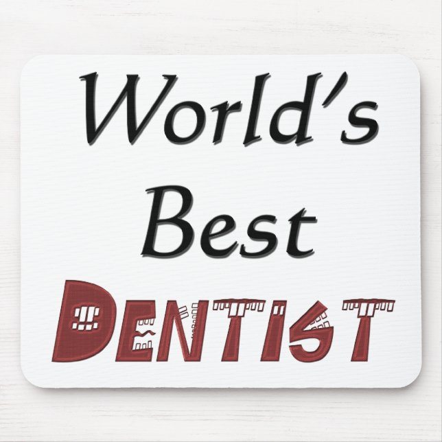 Der beste Zahnarzt der Welt Mousepad (Vorne)