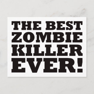 Der beste Zombie-Mörder überhaupt Postkarte