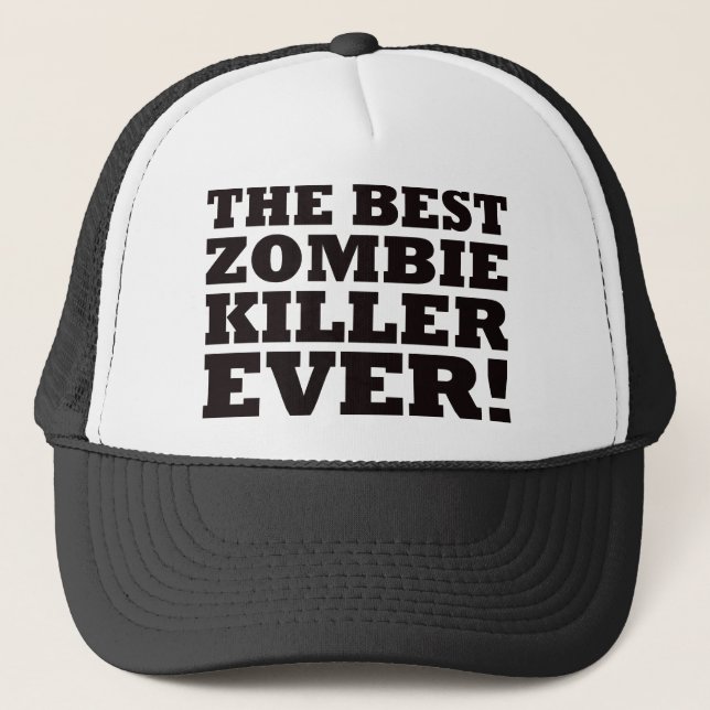 Der beste Zombie-Mörder überhaupt Truckerkappe (Vorderseite)