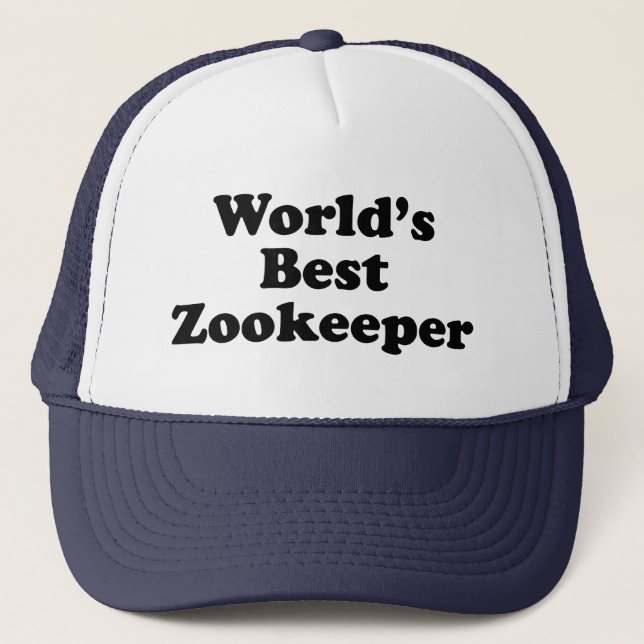 Der beste Zookeeper der Welt Truckerkappe (Vorderseite)