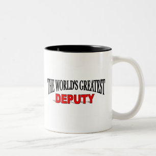 Der bestste Abgeordnete der Welt Zweifarbige Tasse