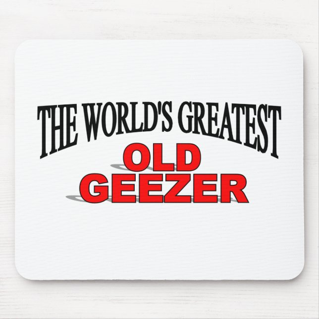 Der bestste alte Geezer der Welt Mousepad (Vorne)