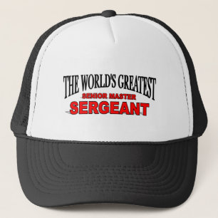 Der bestste ältere Vorlagensergeant der Welt Truckerkappe