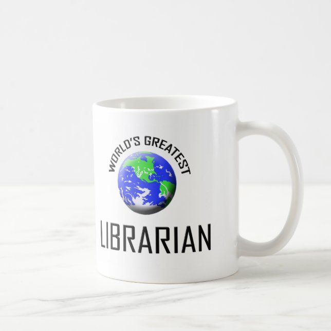 Der bestste Bibliothekar der Welt Kaffeetasse (Rechts)