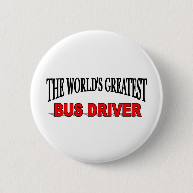 Der bestste Bustreiber der Welt Button (Vorderseite)