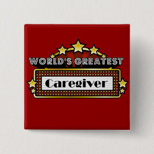 Der bestste Caregiver der Welt Button