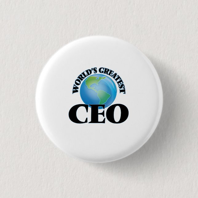 Der bestste CEO der Welt Button (Vorderseite)
