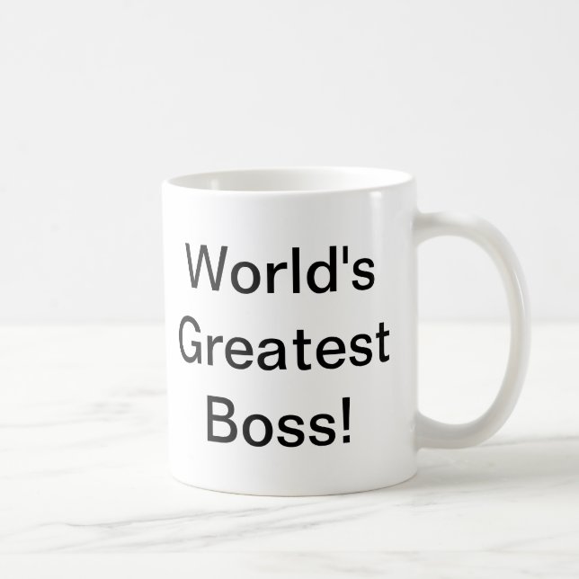 Der bestste Chef der Welt Tasse (Rechts)