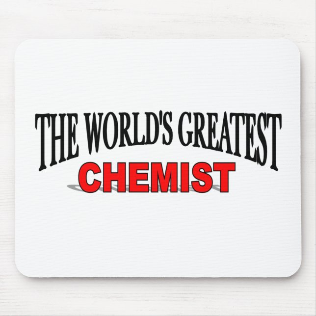Der bestste Chemiker der Welt Mousepad (Vorne)