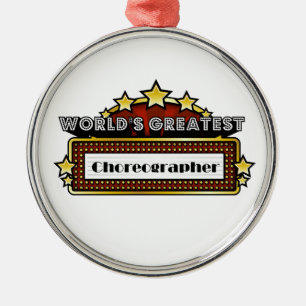 Der bestste Choreograf der Welt Silbernes Ornament