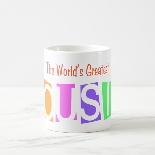 Der bestste Cousin der Retro Welt Tasse (Mittel)