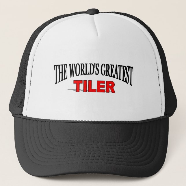Der bestste Dachdecker der Welt Truckerkappe (Vorderseite)