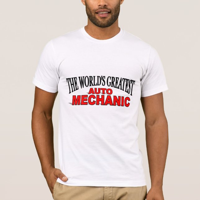 Der bestste das Auto-Mechaniker der Welt T-Shirt (Vorderseite)