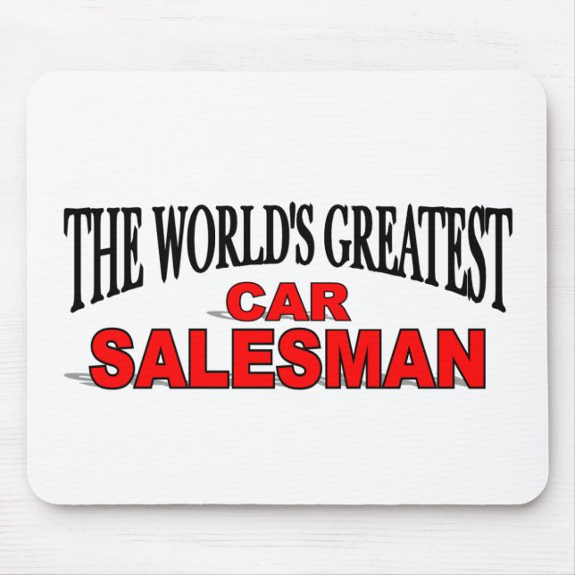 Der bestste das Auto-Verkäufer der Welt Mousepad (Vorne)