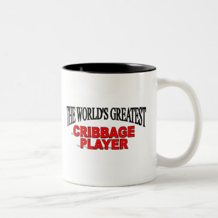 Der bestste das Cribbage der Welt Spieler Zweifarbige Tasse