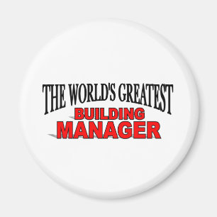 Der bestste das Gebäude-Manager der Welt Magnet