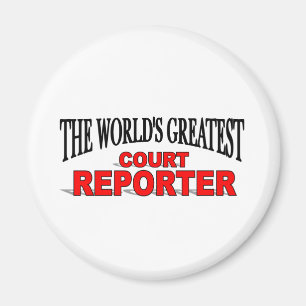 Der bestste das Gerichts-Reporter der Welt Magnet