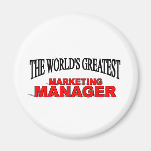 Der bestste das Marketings-Manager der Welt Magnet